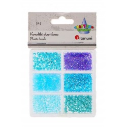 Koraliki plastikowe 32g...