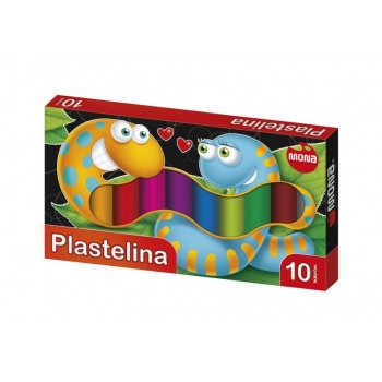Plasticine 10 Mona colors
