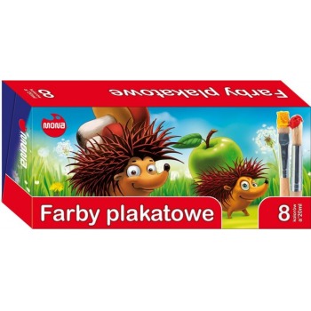 Farby plakatowe 8 kolorów...