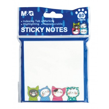 White adhesive note 80k...