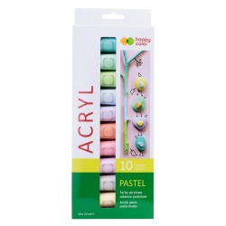 Farby akrylowe PASTEL 10...