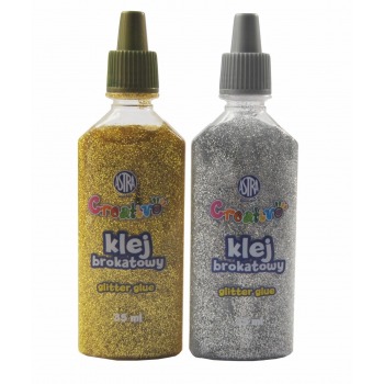 Gold and silver glitter...