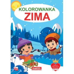 Kolorowanka A4 Zima Martel