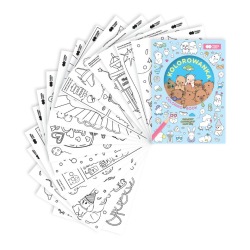 Kolorowanka A5 8k Kapibara...