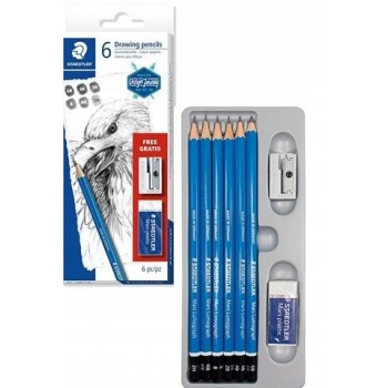 Drawing pencils 6 pcs...