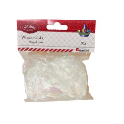 Angel hair 20g white pearl...