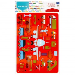 Szablon Pojazdy plastikowy...