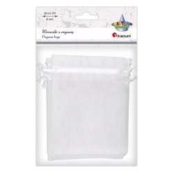 Woreczki z organzy Białe...