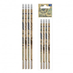 Ołówek z gumką HB Trip...