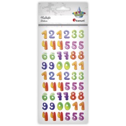 Naklejki wypukłe Liczby...