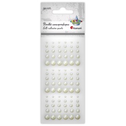 Perełki samoprzylepne białe...