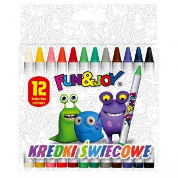 Kredki świecowe 12 kolorów...