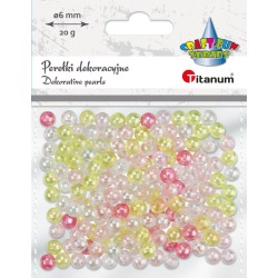 Perełki 6 mm 20 g mix...