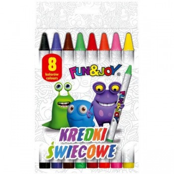 Kredki świecowe 8 kolorów...