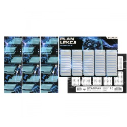 Plan lekcji z naklejkami na...