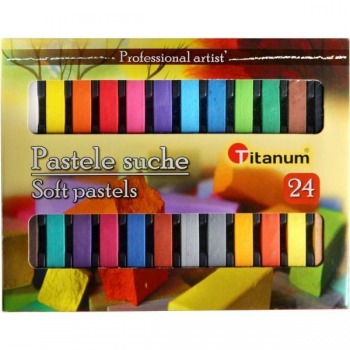 Dry pastels 24 Titanum colors