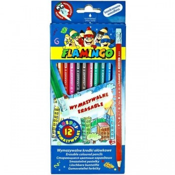 Erasable pencil crayons...