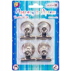 Magnesy z klipsem 4 sztuki...