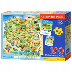 Puzzle Edukacyjne Mapa...