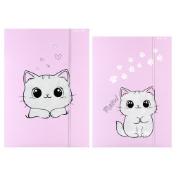 Teczka z gumką A4 Kotek...