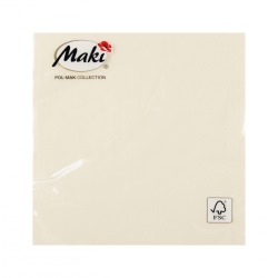 Serwetki papierowe Ecru...