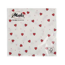 Serwetki papierowe białe w...