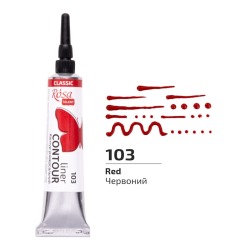 Farba akrylowa konturówka...