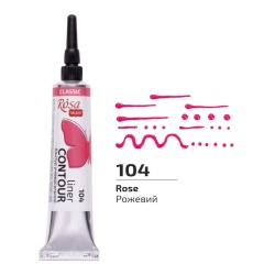 Farba akrylowa konturówka...