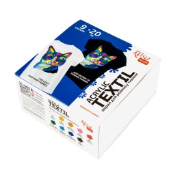 Farby do tkanin 9 kolorów...