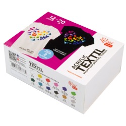 Farby do tkanin 12 kolorów...