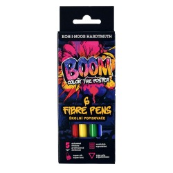 Flamastry 6 kolorów Koh-i-noor