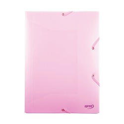 Teczka z gumką A4 różowa...