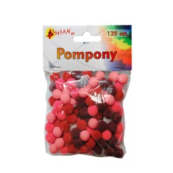 Pompony kolorowe mix...