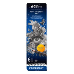 Lumograph pencils set 6 pcs...