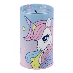 Skarbonka metalowa okrągła...