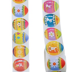 Naklejki na rolce Pisanki...