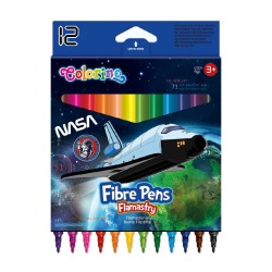 Flamastry 12 kolorów Nasa...
