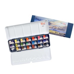 Farby akwarelowe w kostkach...