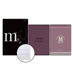 Zeszyt A4 16k pięciolinia...