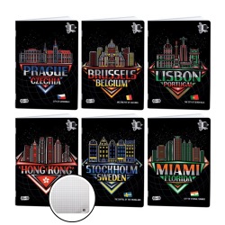 Notebook A4 40k checkered...