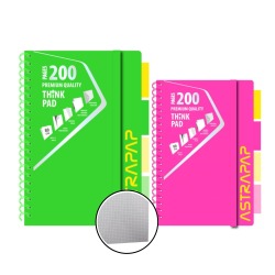 Kołozeszyt z zakładkami A4...