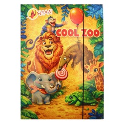 Teczka z gumką A4 Zoo Shan