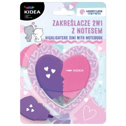 Zakreślacz serce 2w1 z...