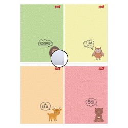 Notebook A5 16k checkered...