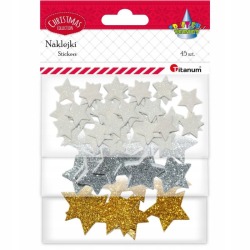 Foam stickers glitter stars...