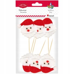 Kopf des Weihnachtsmanns...