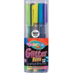Triangular glitter gel pens...