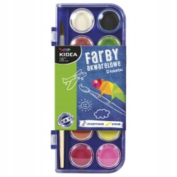 Farby akwarelowe Kidea 12...