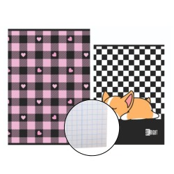 Zeszyt A4 32k kratka mix...