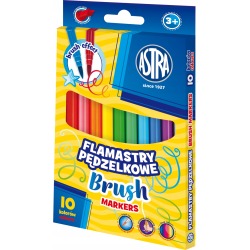 Brush markers 10 pcs Astra
